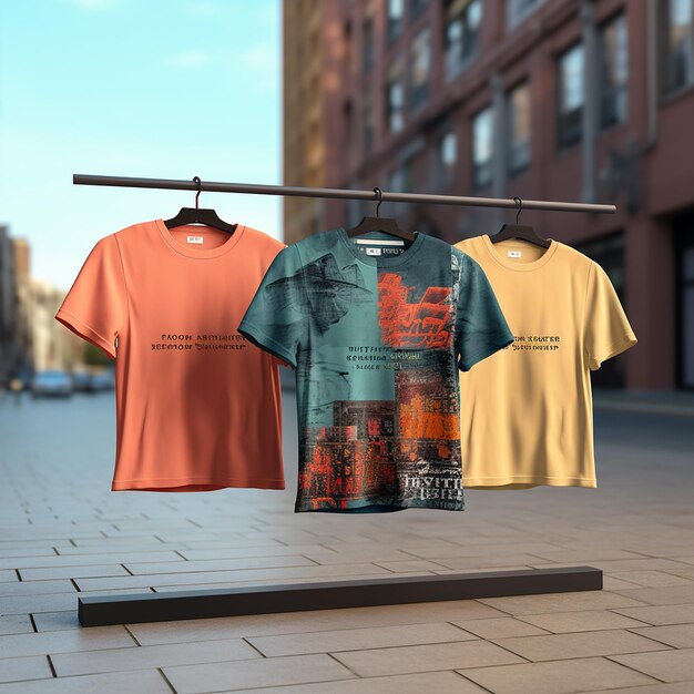 Schöne T-Shirts-Designs und -Mockups