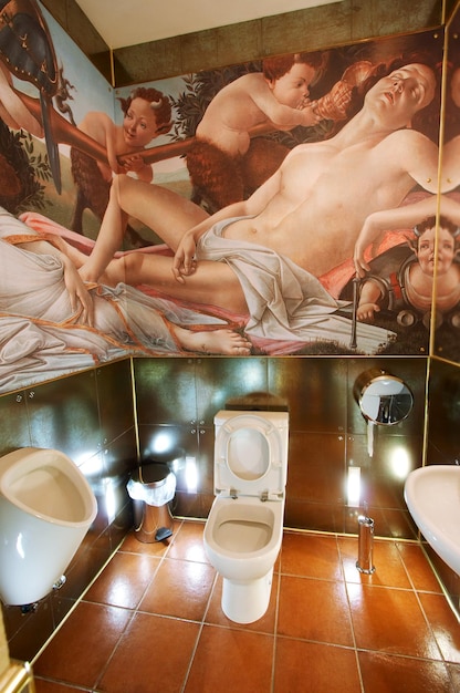 Schöne Toilette