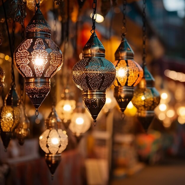 Schöne traditionelle Ramadan-Lampen