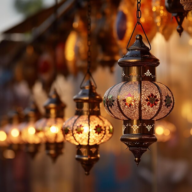 Schöne traditionelle Ramadan-Lampen