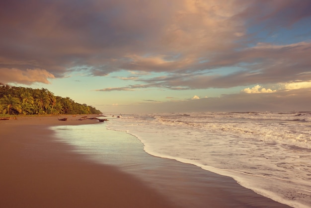 Schöne tropische Pazifikküste in Costa Rica