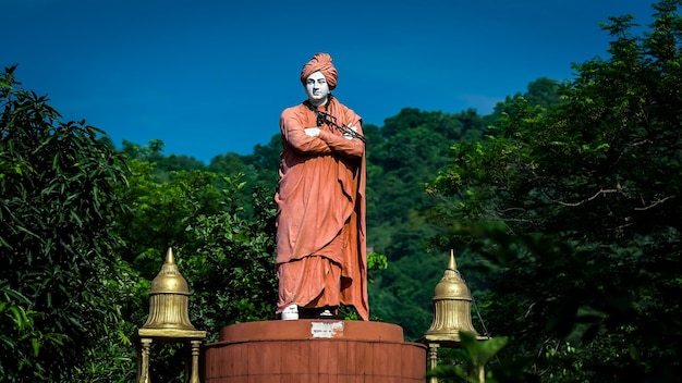 Schöne und berühmte Statue von Vivekananda
