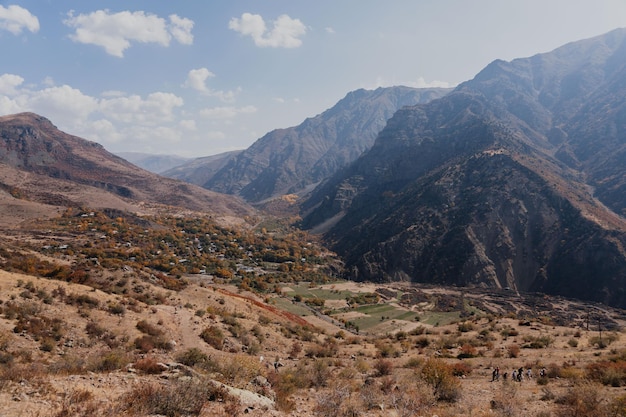 schöne und majestätische Berge in Armenien in der Stadt Yerevan