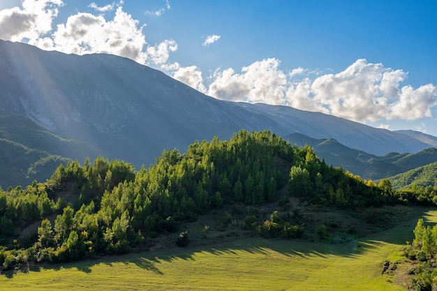 Schöne und ruhige Naturlandschaft.