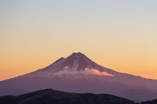Schöne Vulkanlandschaften in Chile, Südamerika