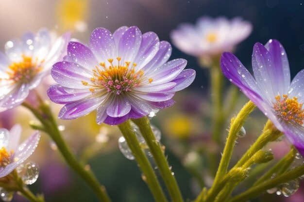 Schöne Wallpaper mit Wildblumen