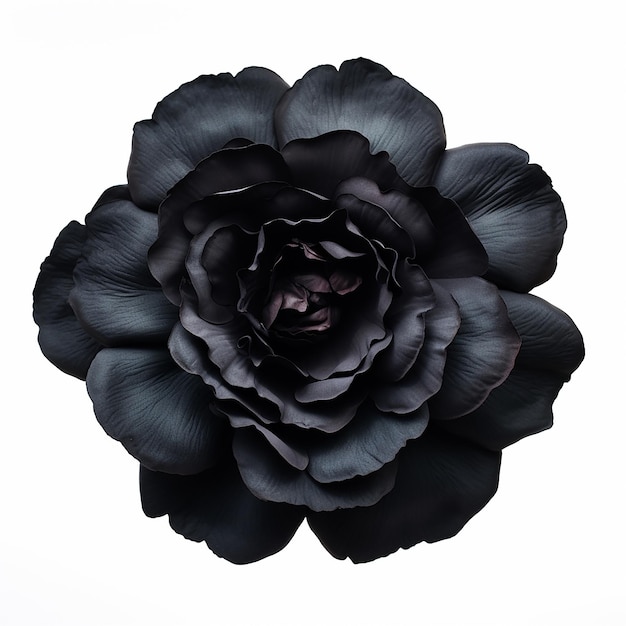 Schöne weiche schwarze Blume