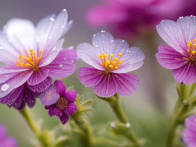 Schöne Wildblumen-Wandpapier