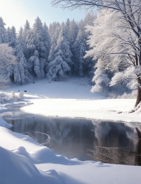 schöne Wintersaison