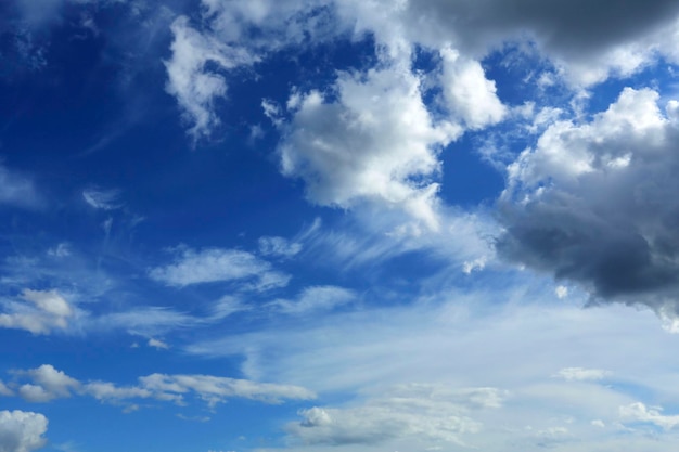 Schöne Wolken am Himmel