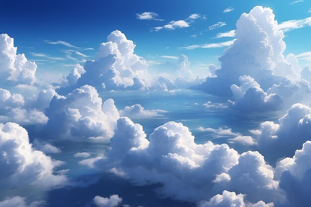 Schöne Wolken digitale Kunst