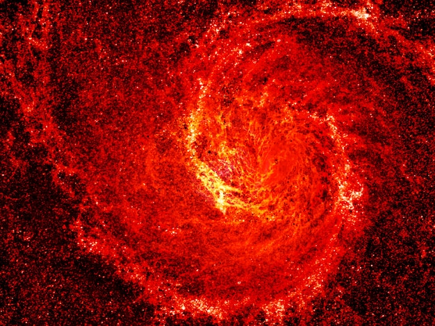 Schöner abstrakter roter Galaxienhintergrund