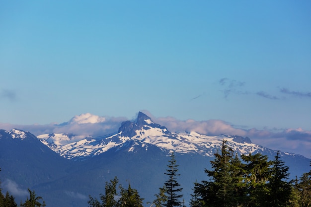 Schöner Berggipfel in North Cascade Range, Washington / USA
