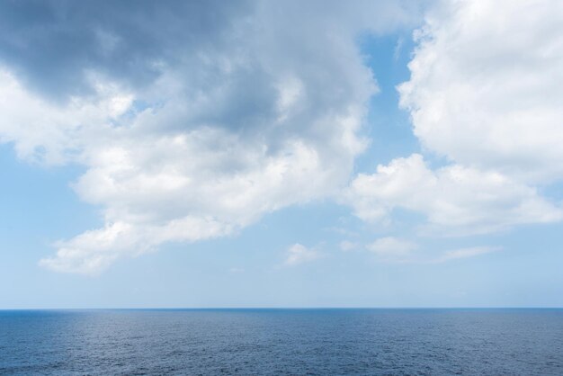 Schöner Blick auf das Meer gegen den Himmel