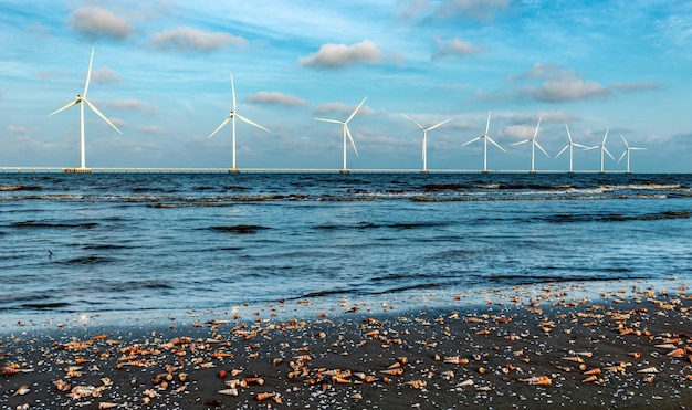 Schöner Blick auf das Meer gegen den Himmel