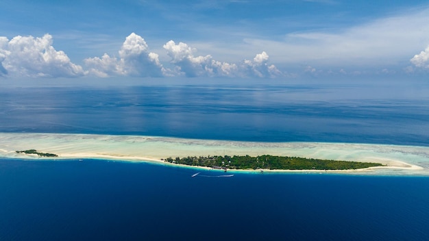 Foto schöner blick auf das meer gegen den himmel