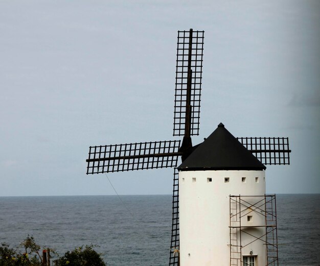 Foto schöner blick auf das meer gegen den himmel