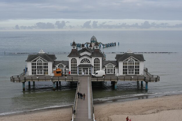 Schöner Blick auf das Meer gegen den Himmel