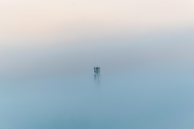 Foto schöner blick auf das meer gegen den himmel