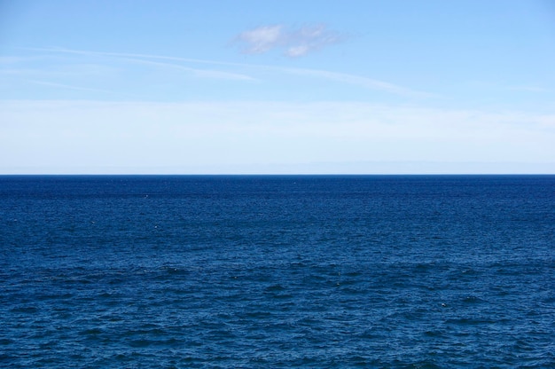 Schöner Blick auf das Meer gegen den Himmel