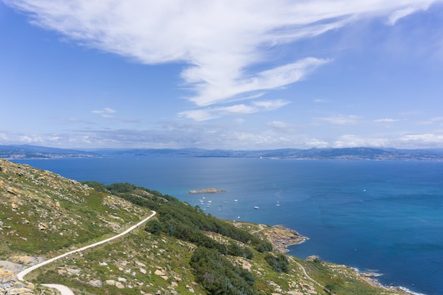 Foto schöner blick auf das meer gegen den himmel