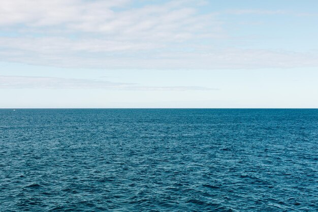 Schöner Blick auf das Meer gegen den Himmel