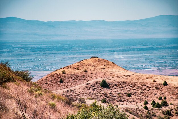 Foto schöner blick auf das meer gegen den himmel