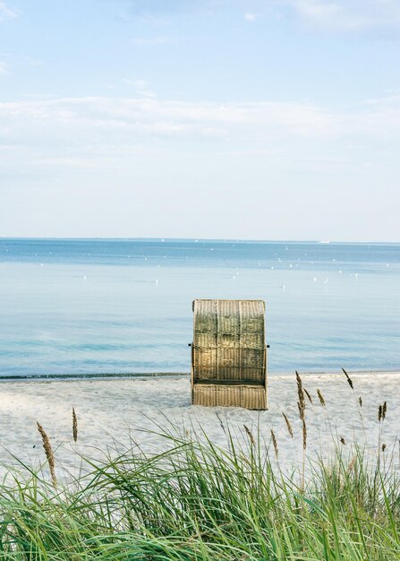 Foto schöner blick auf das meer gegen den himmel