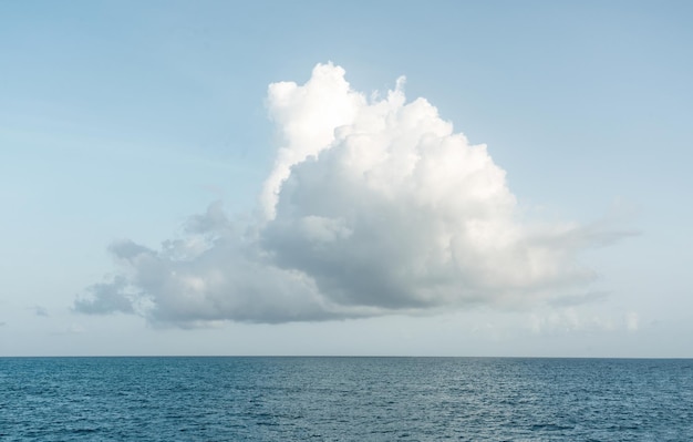 Schöner Blick auf das Meer gegen den Himmel