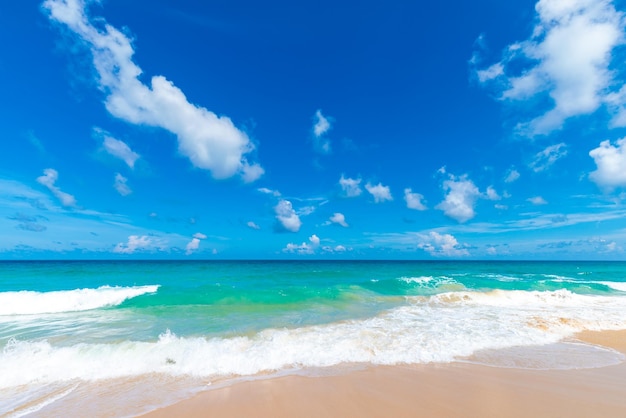 Foto schöner blick auf das meer gegen den himmel