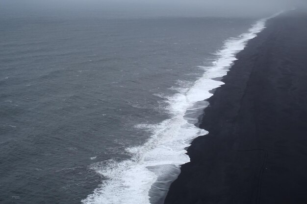 Foto schöner blick auf das schwarze meer