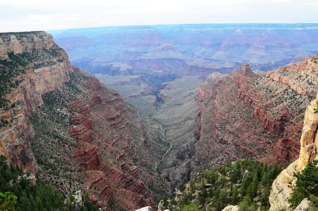 Foto schöner blick auf den grand canyon nationalpark