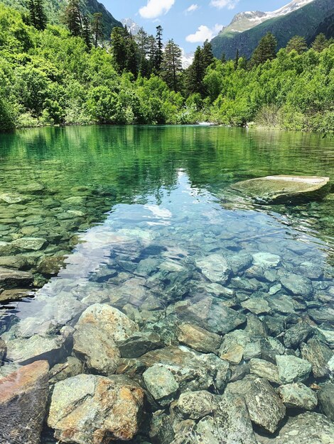 Schöner Blick auf den See