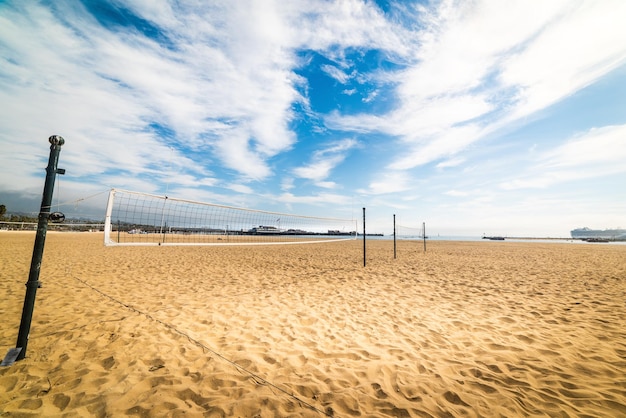 Foto schöner blick auf den strand gegen den himmel