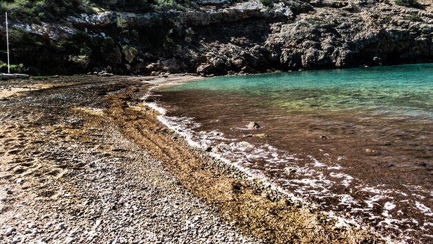 Foto schöner blick auf den strand