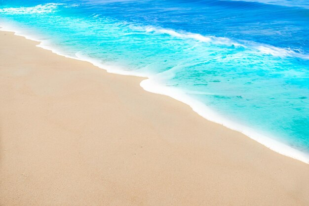 Foto schöner blick auf den strand