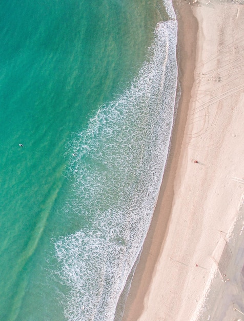 Foto schöner blick auf den strand