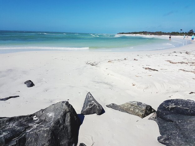 Foto schöner blick auf den strand