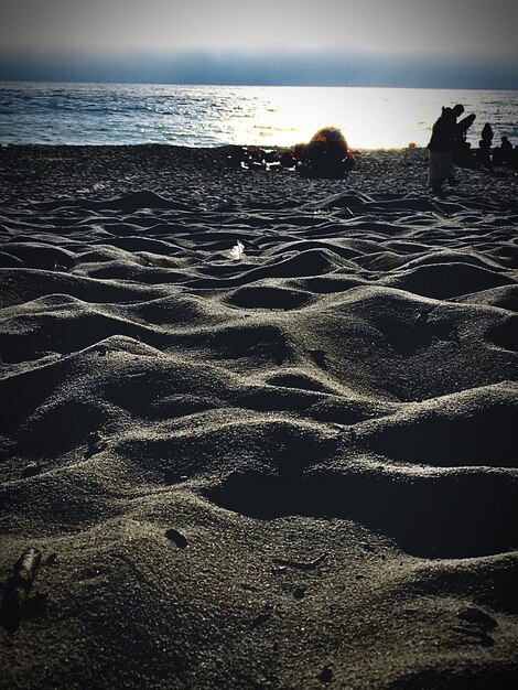 Foto schöner blick auf den strand