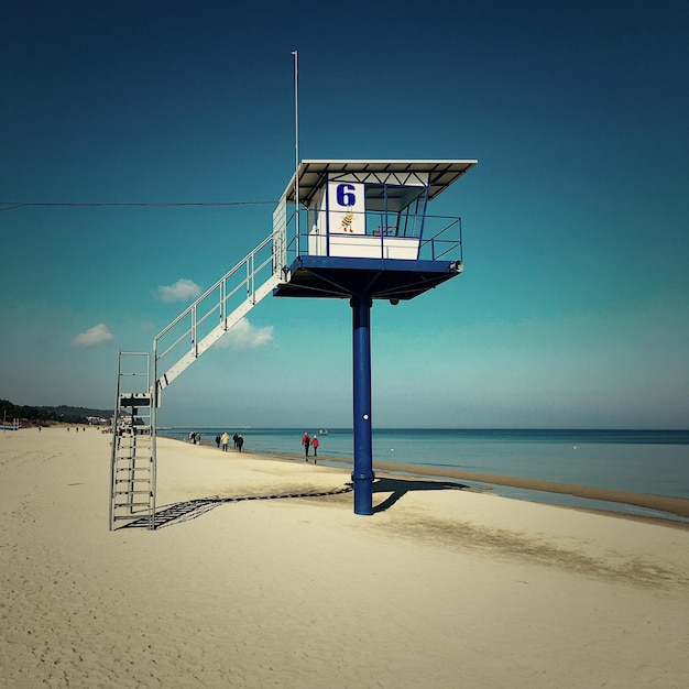 Foto schöner blick auf den strand