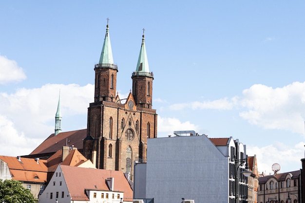 schöner Blick auf die alte Burg