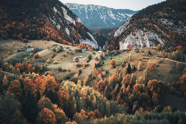 Schöner Blick auf die Berge