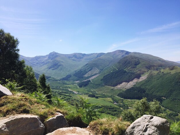 Foto schöner blick auf die berge