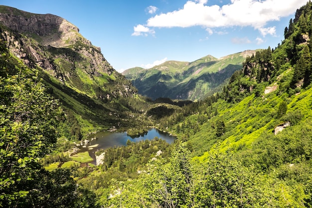 Foto schöner blick auf die berge