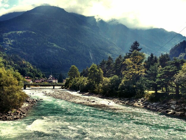 Foto schöner blick auf die berge