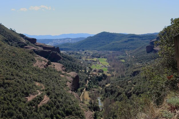 Foto schöner blick auf die berge