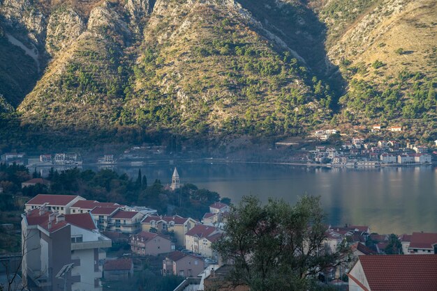 Schöner Blick auf Kotor Montenegro am Adriatischen Meer