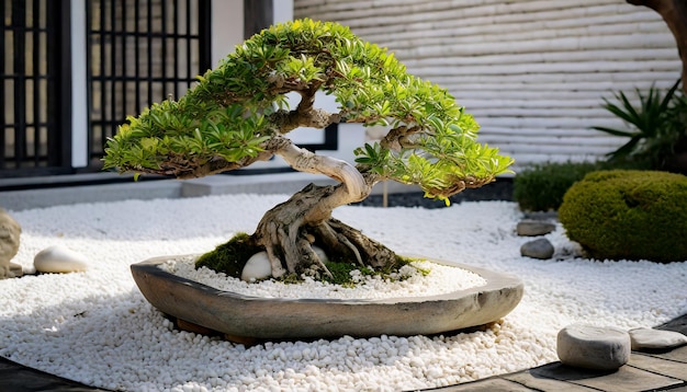 schöner Bonsai-Baum