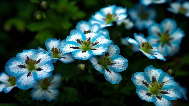 Schöner bunter Blumenhintergrund