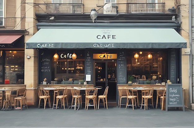Schöner Café-Hintergrund
